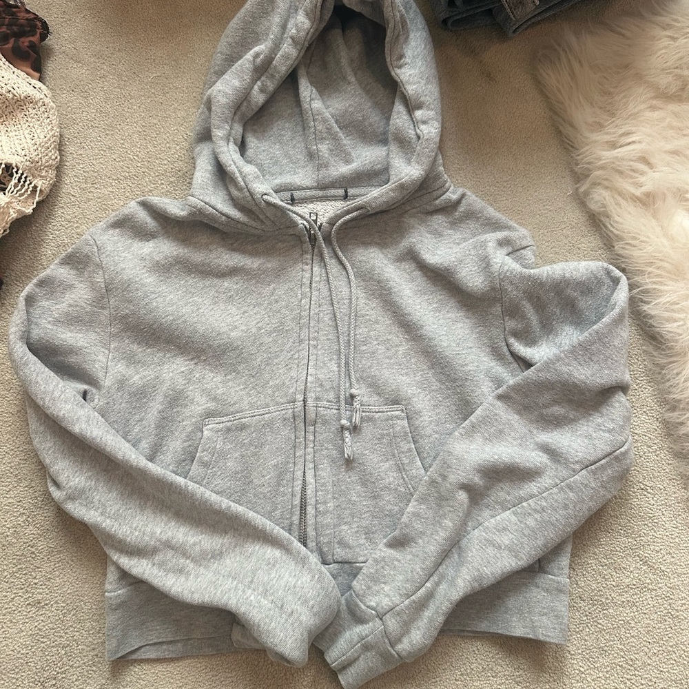 Brandy Melville Light Gray Hoodie